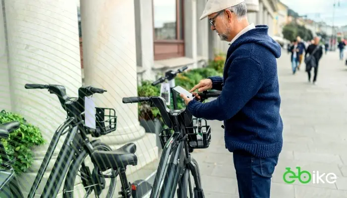 A close-up of a high-end bicycle showcasing its advanced components and sleek design.